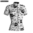 LairschDan 2021, белая женская футболка с мультяшным котом для езды на велосипеде, женская одежда для езды на велосипеде, топы для езды на горном велосипеде, велосипедная футболка, женская футболка