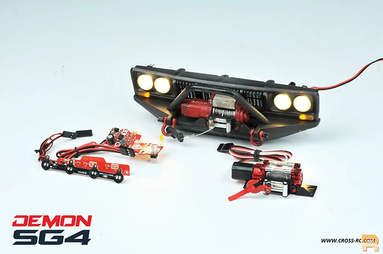 CROSS RC 1/10 комплект SG4 4X4 4WD DEMON Rock Scale гусеничный ABS жесткий корпус с металлическими осями спортивный Гусеничный