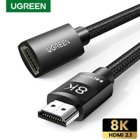 ugreen extension cable hdmi 2 1 cable for ps5 gopro hero 8 8k60hz 4k120hz ultra high speed 48gbps earc hdcp 8k cable hdmi 2 1