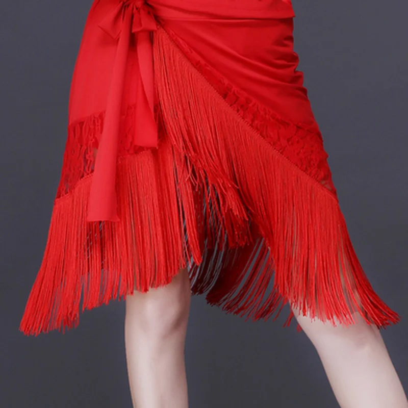 Новый женский квадратный танцевальный костюм короткая юбка для латинских танцев