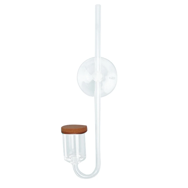 

4In1 Acrylic Clear Aquarium Co2 Diffuser Co2 Dioxide Atomizer Check Valve Replacement Exchange Aquarium Plant Tank