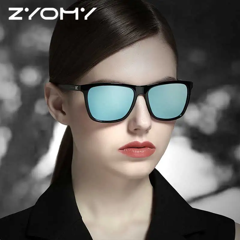 

Q 2020 модные классические HD поляризационные квадратные затемненные очки солнцезащитные очки для вождения женские и мужские очки UV400 Oculos de sol