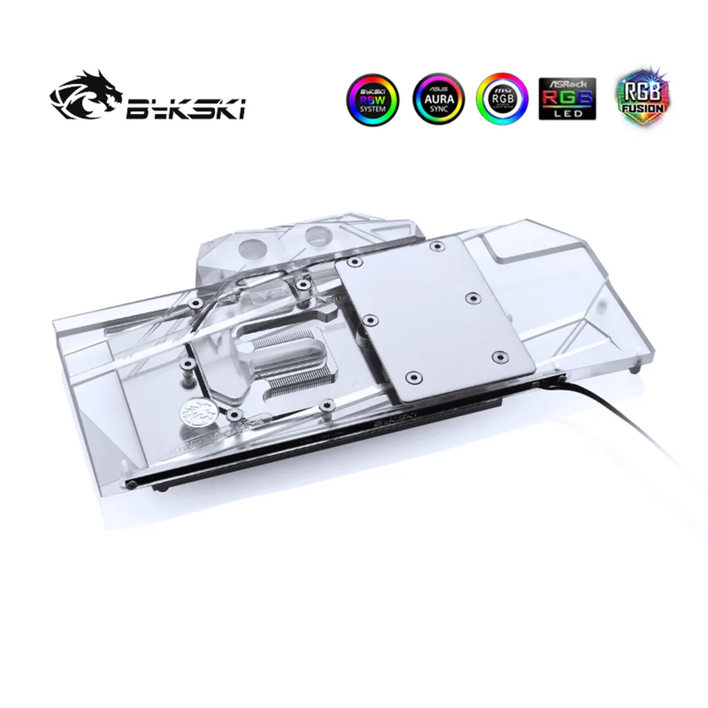 

Bykski GPU Water Block Full Coverage Block For Gigabyte RTX2080/2070 Super WINDFORCE VGA Watercooler Heatsink RGB N-GV2080SWF-X