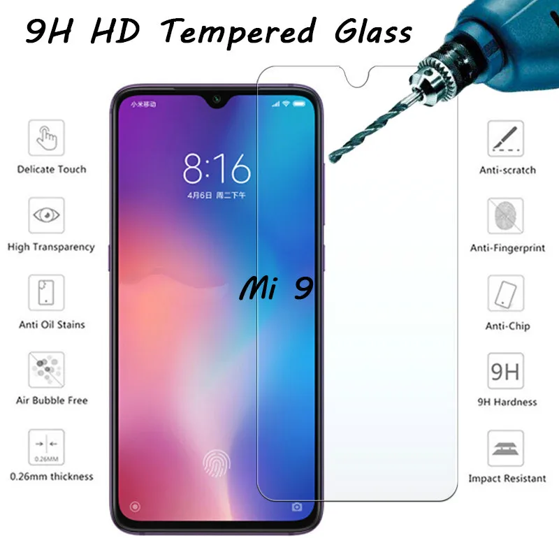 2 шт. Защитное стекло для Xiaomi Mi 9T Pro Pocophone F1 F2 защита экрана закаленное 9 Lite 8 SE Mi9