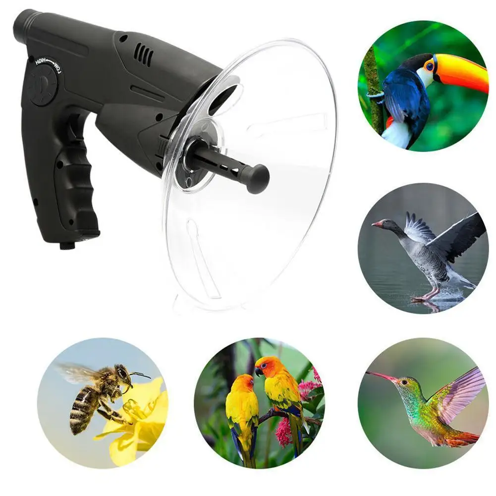 

Outdoor 8x Birdwatching Telescope Parabolic Dish-shaped Directional Microphone Wildlife Sound Collector Bird Watching Monoculars