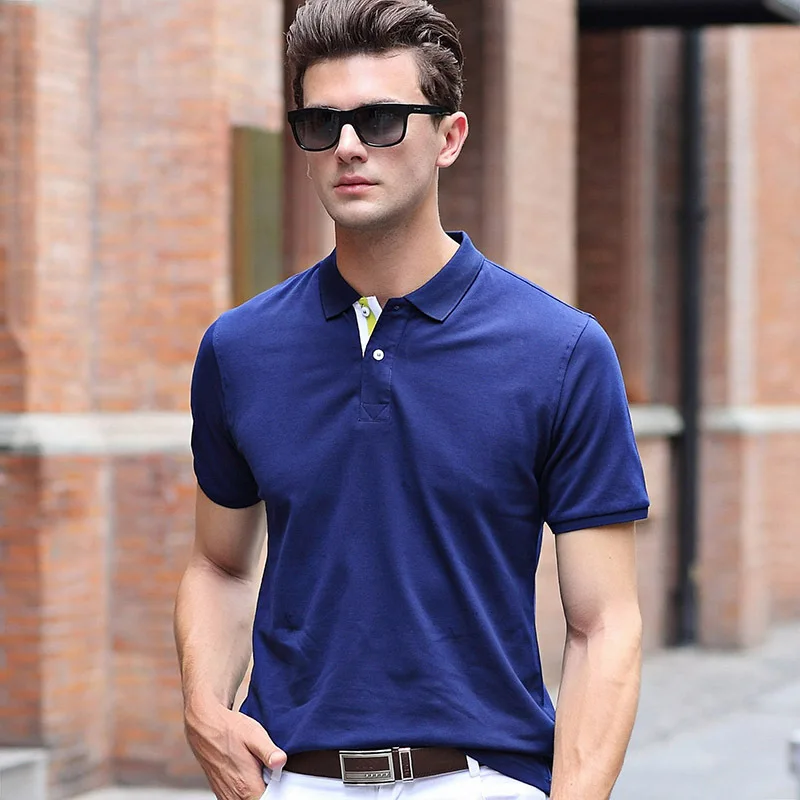 Брендовая мужская рубашка поло 2020 высокое качество деловые мужские рубашки
