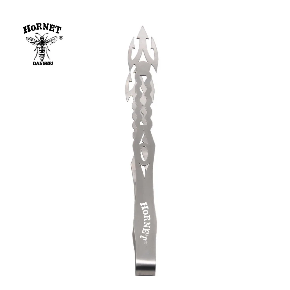300MM Stainless Steel Shisha Hookah Tongs Tweezers Clamp - HORNET Trident Style Narguile Chicha Metal Tong with Charcoal image 4