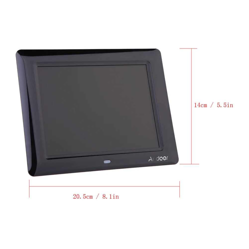 7 ''HD TFT LCD цифровая фоторамка с часами слайд шоу MP3 MP4 Movie Player удаленным рабочим