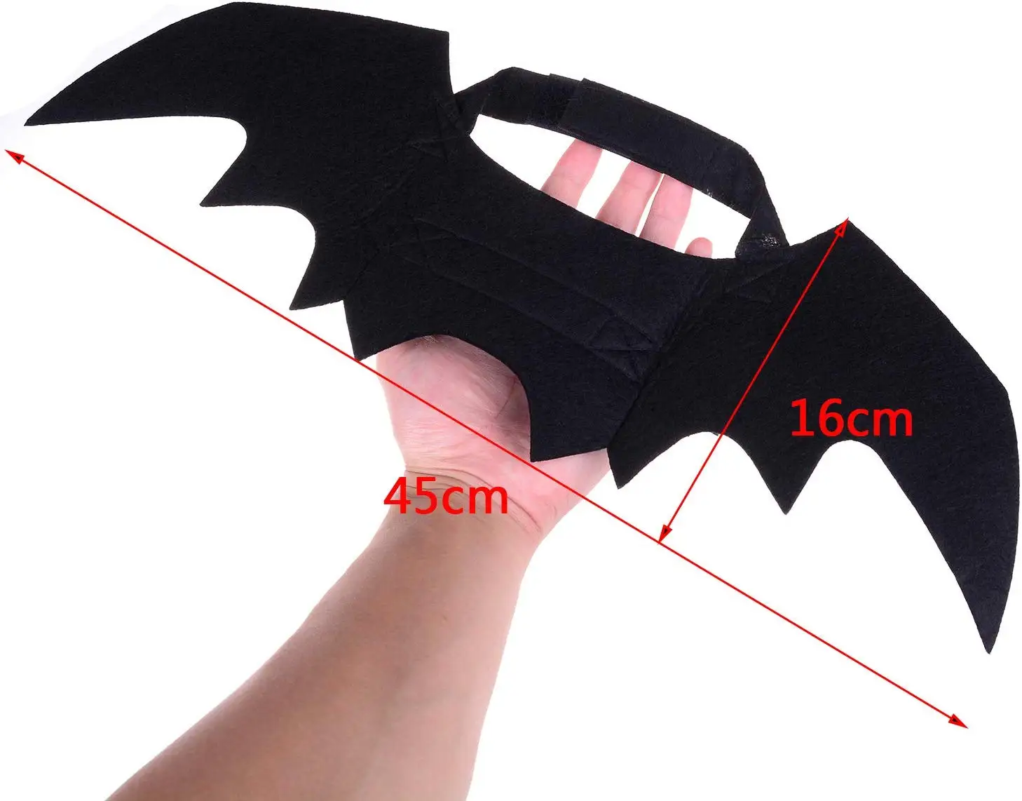 Милый костюм для Хеллоуина кошки маленького питомца крылья летучей мыши