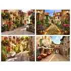 Картина из страз FIYO 5D, Новое поступление, Алмазная мозаика с цветами, уличным городом, вышивка, пейзаж, стразы, картины, домашний декор