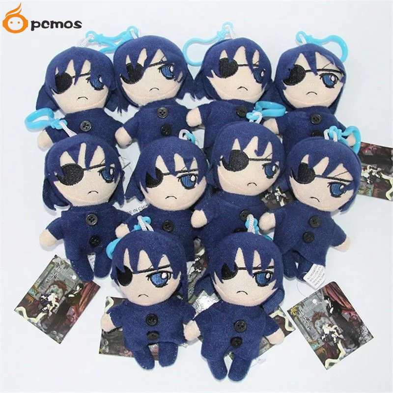 Брелок с подвеской в виде черного Батлера 12 см/5 дюймов|toy plush|plush toy animeplush anime |
