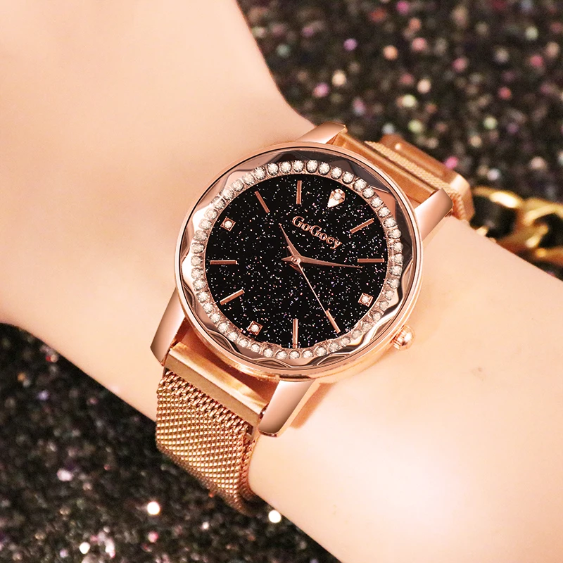 

Starry Sky Watches Women Brand GoGoey Romantic Rhinestone Female Watch Ladies Clock Dress Women's Quartz Watches reloj mujer