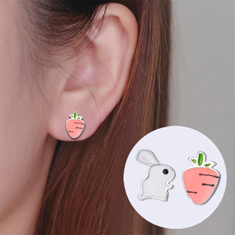 

Bohemia Fashion Women Stud Earrings Silver Color Cute Pearl Cat Earings Kids Daily Jewelry Simple Daisy Flower Earing pendientes