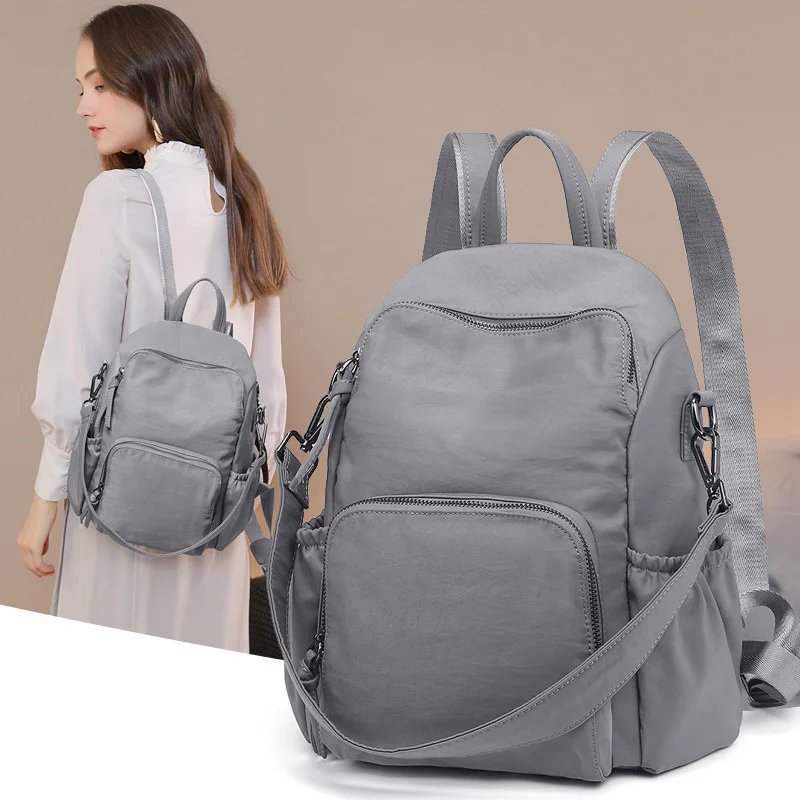 Водонепроницаемый женский рюкзак Оксфорд модный с защитой от кражи Женский