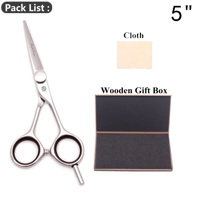 Hairdressing Scissors Z1021 5&quot 440C Barber Cutting Shears Hair Thinning Professional Dropshipping | Красота и здоровье