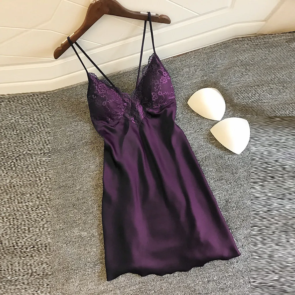 Новинка модное женское кружевное нижнее белье сексуальная ночная рубашка с