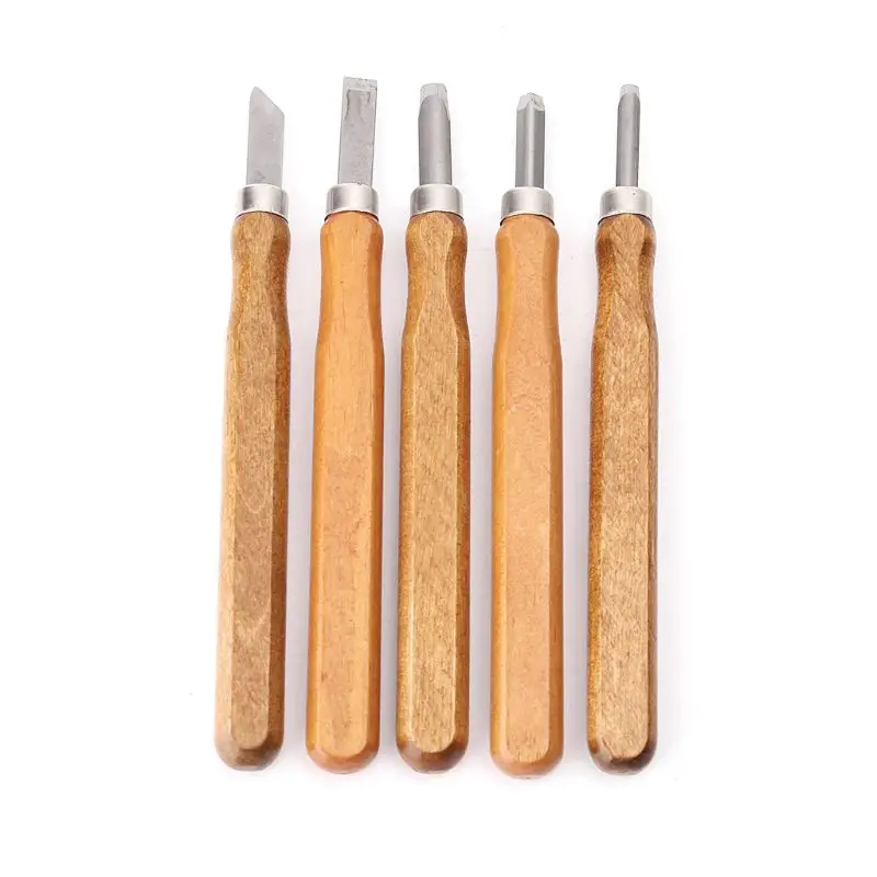 

5pcs/set Art Wood Hand Carved Chisels Tool Set DIY Woodworking Carving Knife