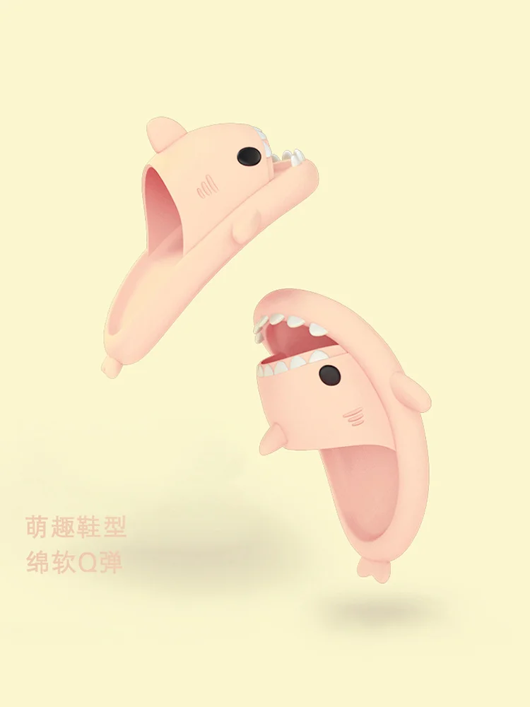 Kids Boys Slippers Open Toe Beach Pool Slides Children Sandals Flip Flop Cartoon Shark Shower Toddler Girl Non Slip Summer Shoes