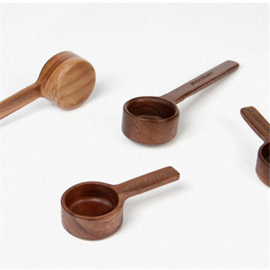1 шт. кофейные зерна из ореховой древесины ложки ложка для кофе чая маленькая