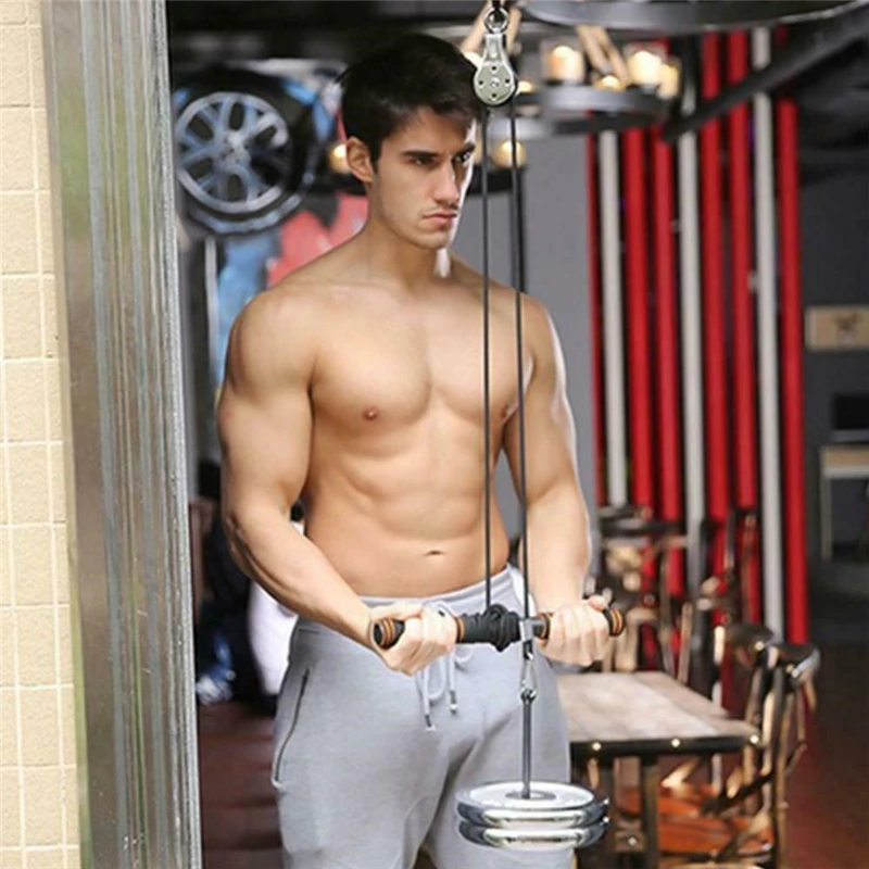 

300KG Stainless Steel Fitness Bearing Lifting Pulley Mute Workout Home Gym Fitness Strength Training Accessories Hanging Wheel