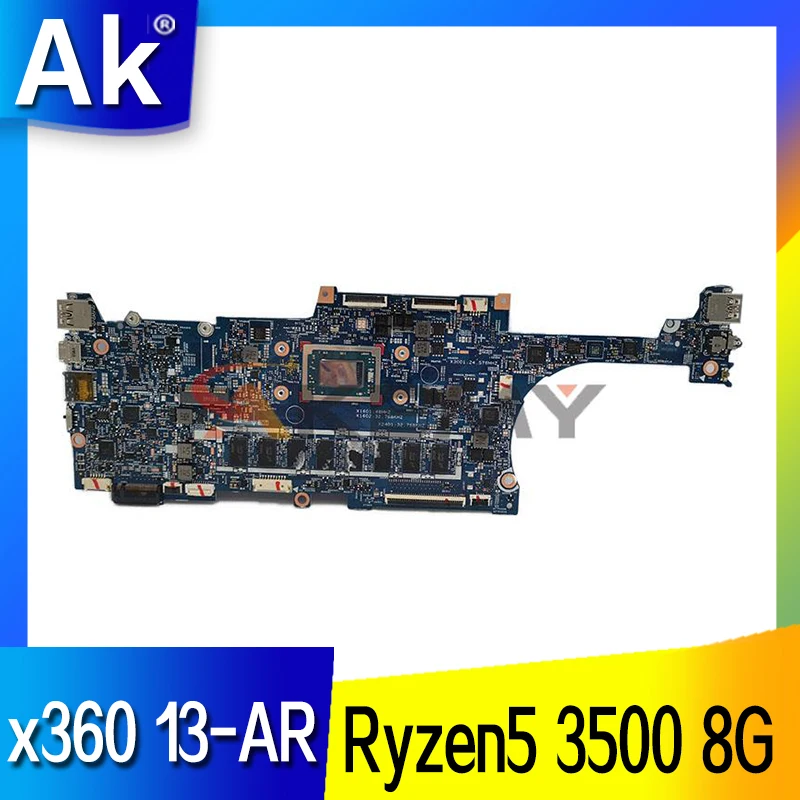 

L53450-601 для HP ENVY x360 13-AR G1 13 13Z-AR материнская плата для ноутбука 18740-1 448.0GA08.0011 с Ryzen5 3500 8 Гб RAM