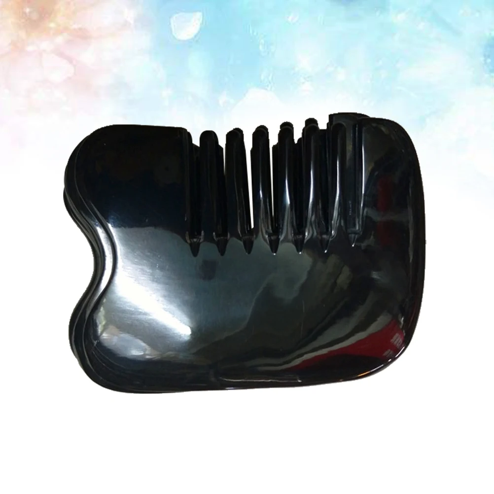 

1PC Hair Comb Portable Natural Mini Durable Exquisite Smoothing Comb Hair Comb Horn Comb for Girlsgua sha massage tool