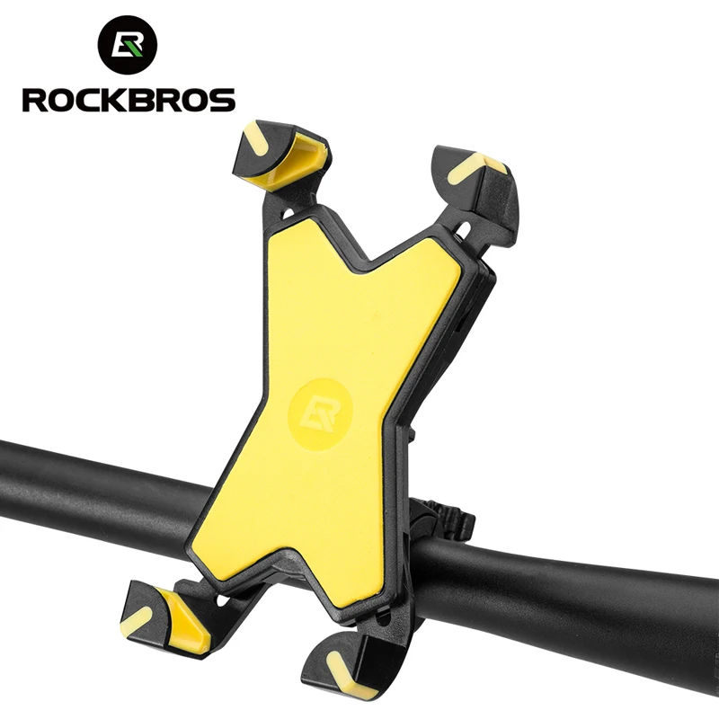 Велосипедный держатель ROCKBROS универсальная подставка для телефона из ПВХ на руль