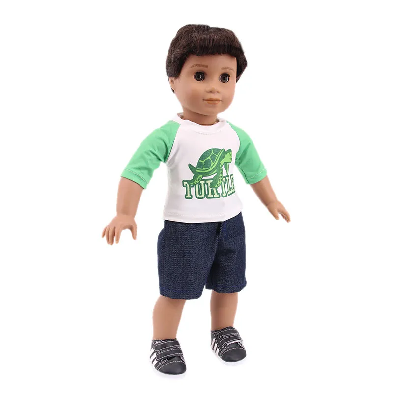 Повседневные лягушка планета Футболка Fit 18 дюймов принятые в США и 43 см для ухода