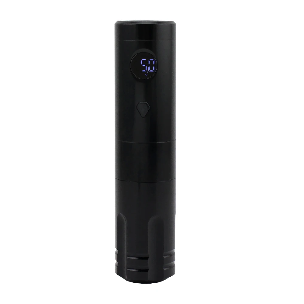 

DISCOVER DEVICE Black Refined Aluminum Tattoo Pen With Display Screen