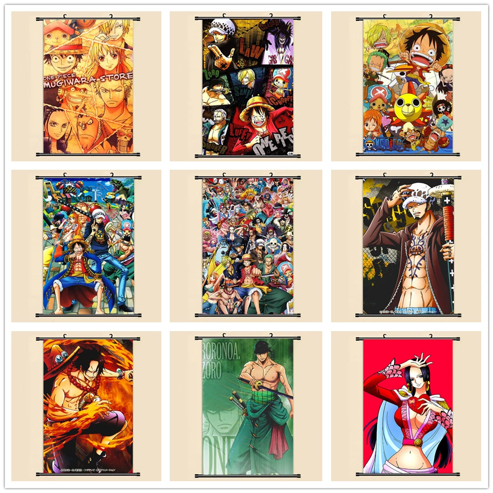 

Anime Manga One Piece Wall Scroll Painting 40x60 Picture Wallpaper Stickers Poster 001