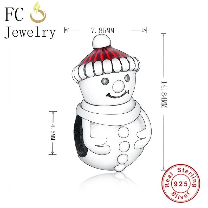 FC ювелирное изделие оригинальный брендовый браслет с подвесками серебро 925 пробы