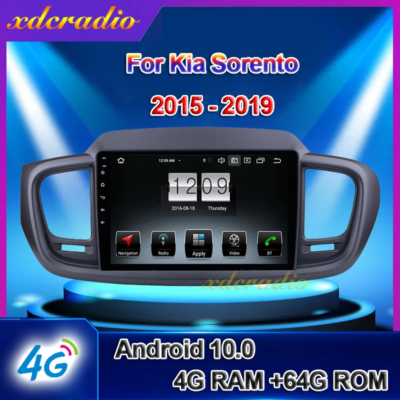 Xdcradio Android 10 0 для Kia Sorento 1 ''автомобильное радио Automotivo Авто GPS навигация