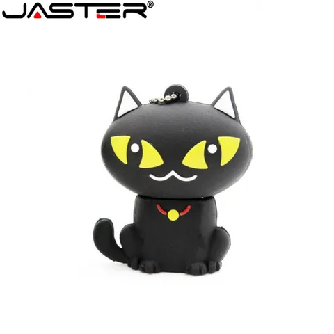 Флэш-накопитель JASTER с милым котом Сейлор Мун Луна, флэш-накопитель серия Сейлор Мун, флэш-накопитель 32 Гб 16 Гб 64 ГБ, usb флэш-накопитель, карта памяти