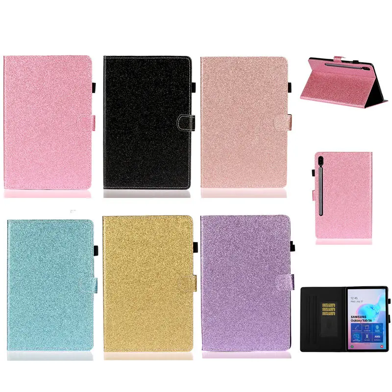 Блестящий чехол для Samsung Galaxy Tab S6 10,5 SM-T860 SM-T865 T860 10," чехол Funda Планшет Флип Стенд оболочка+ подарок