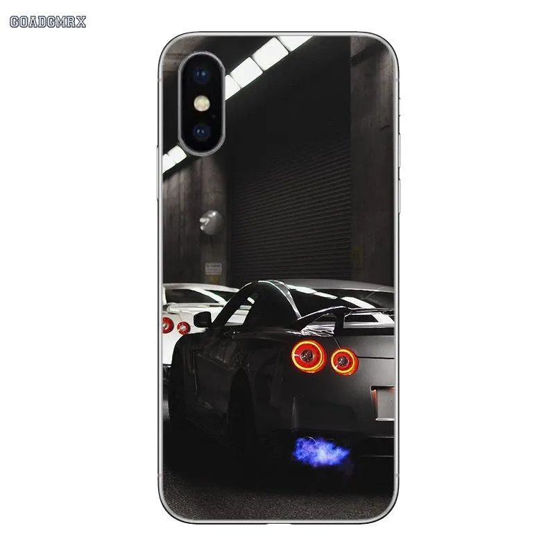 Для Samsung Galaxy A3 A5 A7 A750 2016 2017 A10 A30 A40 A50 A70 A6 A8 A9 плюс J8 2018 Nissan GTR автомобиль прозрачный