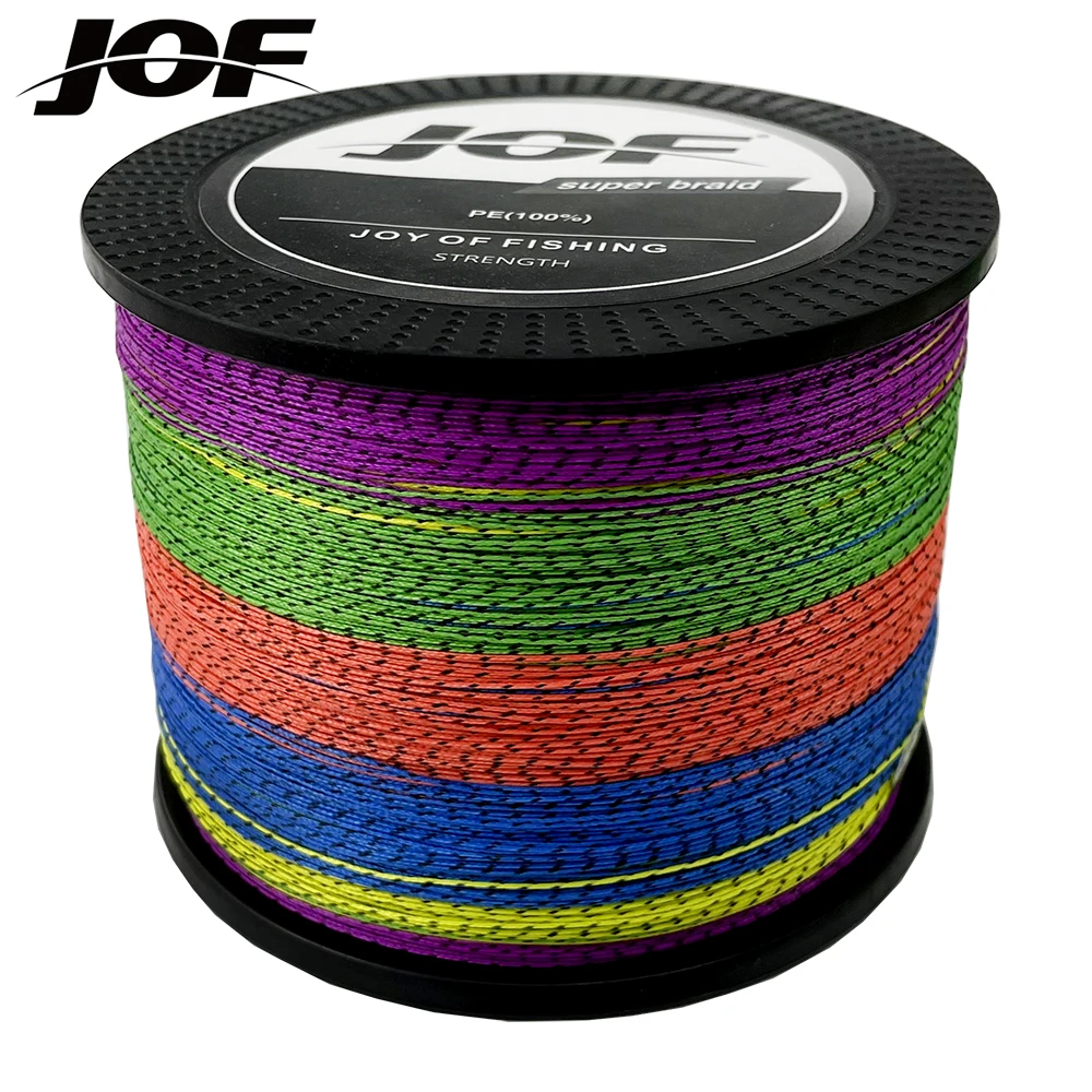 

JOF 8 Strands Braided Fishing Line Multifilament 300M 500M 1000M Carp Fishing Camouflague Invisible Wire For Fishing Accessories