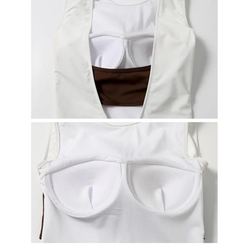 

Halter Solid 2021 Sexy Women One Piece Swimsuit Swimwear Female Black White Bathing Suits Bodysuit Underwire Push Up Monokini