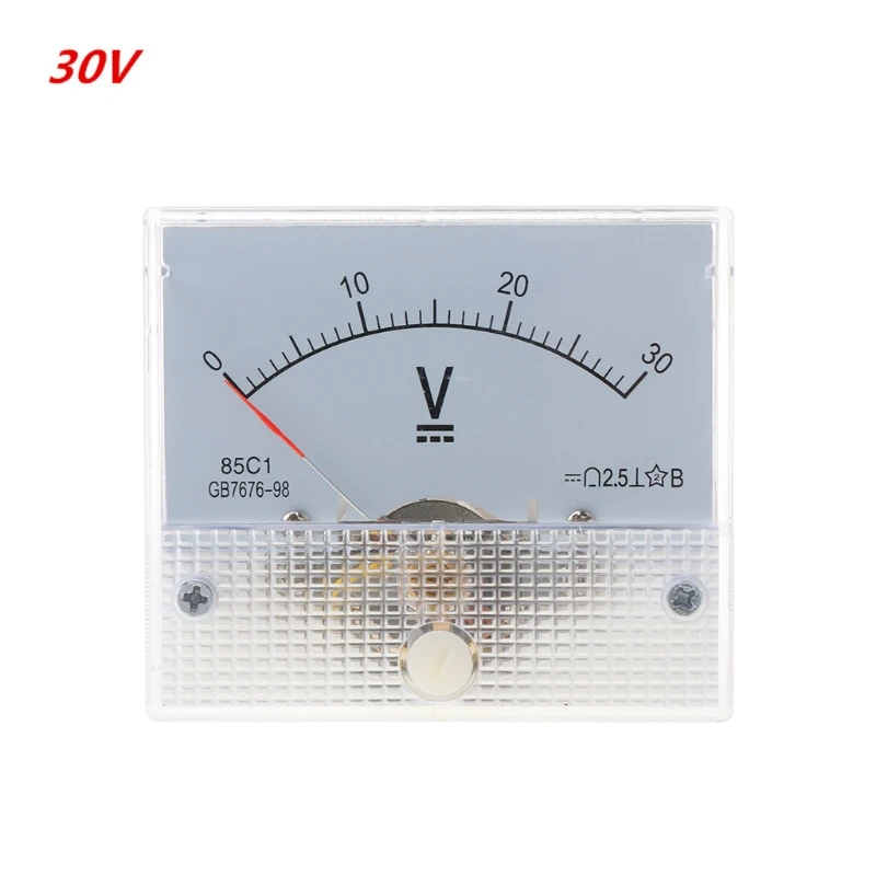 85C1 DC Аналоговая Панель вольтметр измеритель напряжения механический |