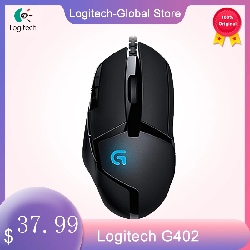 Проводная игровая мышь Logitech G402 Hyperion Fury 8 программируемых клавиш оптическая