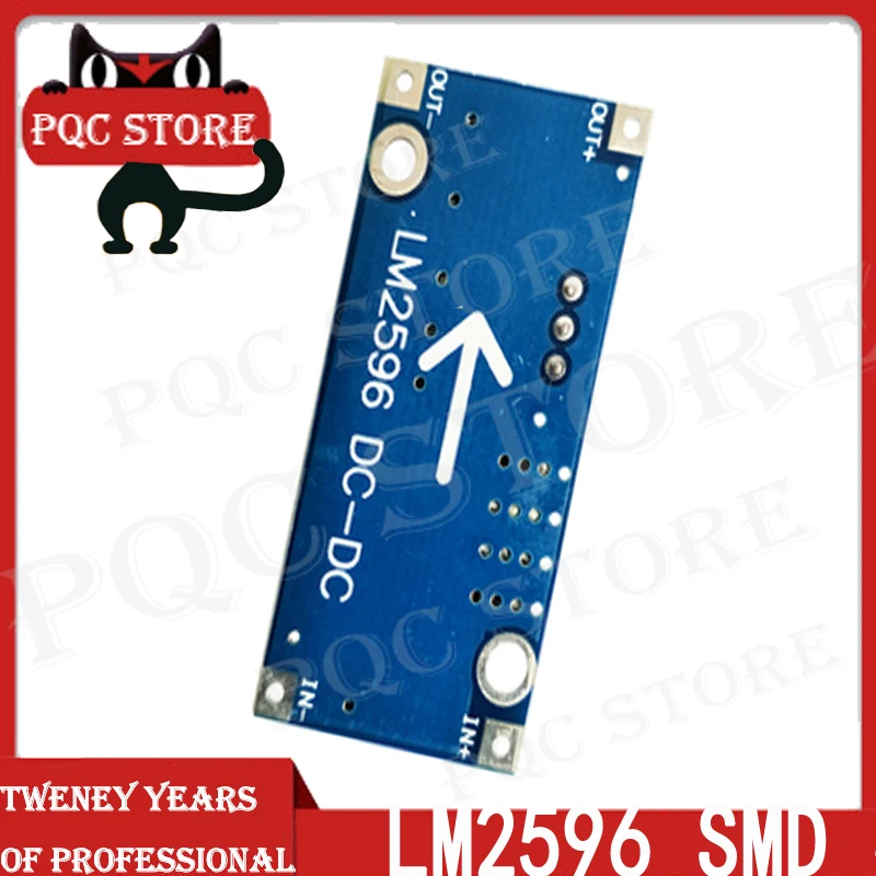 1pcs LM2596 LM2596S ADJ DC-DC Step-down Module 5V/12V/24V Adjustable Voltage Regulator 3A(Blue | Обустройство дома