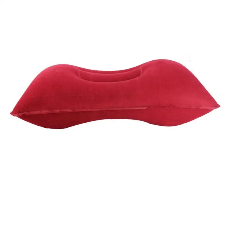 

Convenient Inflatable Pillow Outdoor Portable PVC Nylon Folding Flight Cushion Aircraft Travel Hotel Sleep Pillows