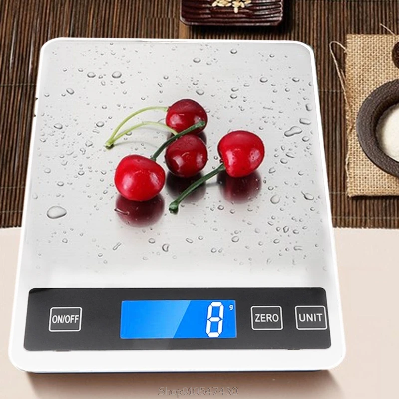 

Digital Kitchen Scales 22lb/10kg Charging Touch Button Waterproof Cooking Scale N26 20 Dropship