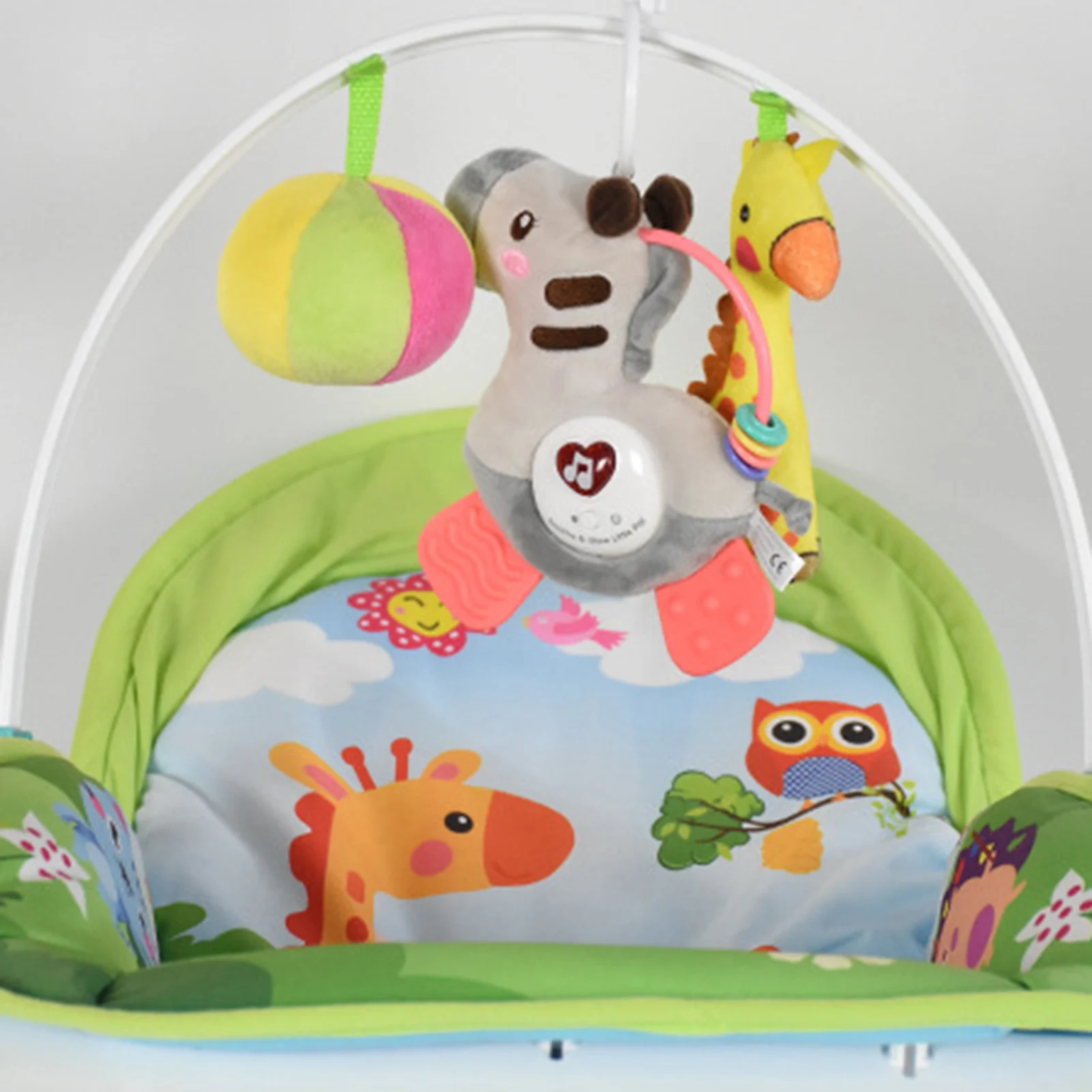 Детская мультяшная игрушка телефон с прорезывателем музыкальное цветное кольцо