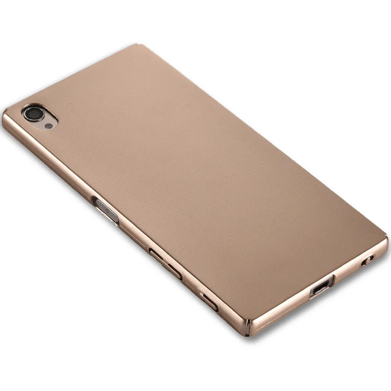 Чехол upaitou для sony Xperia Z5 XZ Premium XZ1 XZ2 Mini XZ3 XA XA1 XA2 Plus ультра тонкие жесткие Матовые чехлы для sony Z5Plus - Цвет: Золотой