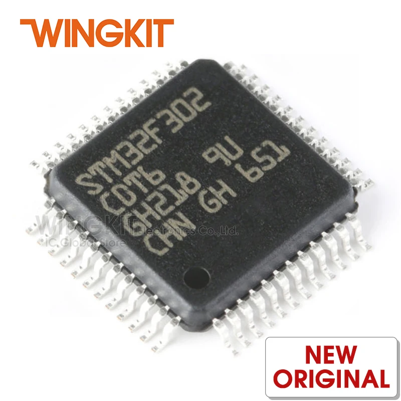 1 шт. STM32F302CBT6 LQFP48 STM32F302CB STM32F302 STM32F3 STM32 LQFP-48 32-битный микроконтроллер MCU | Электроника