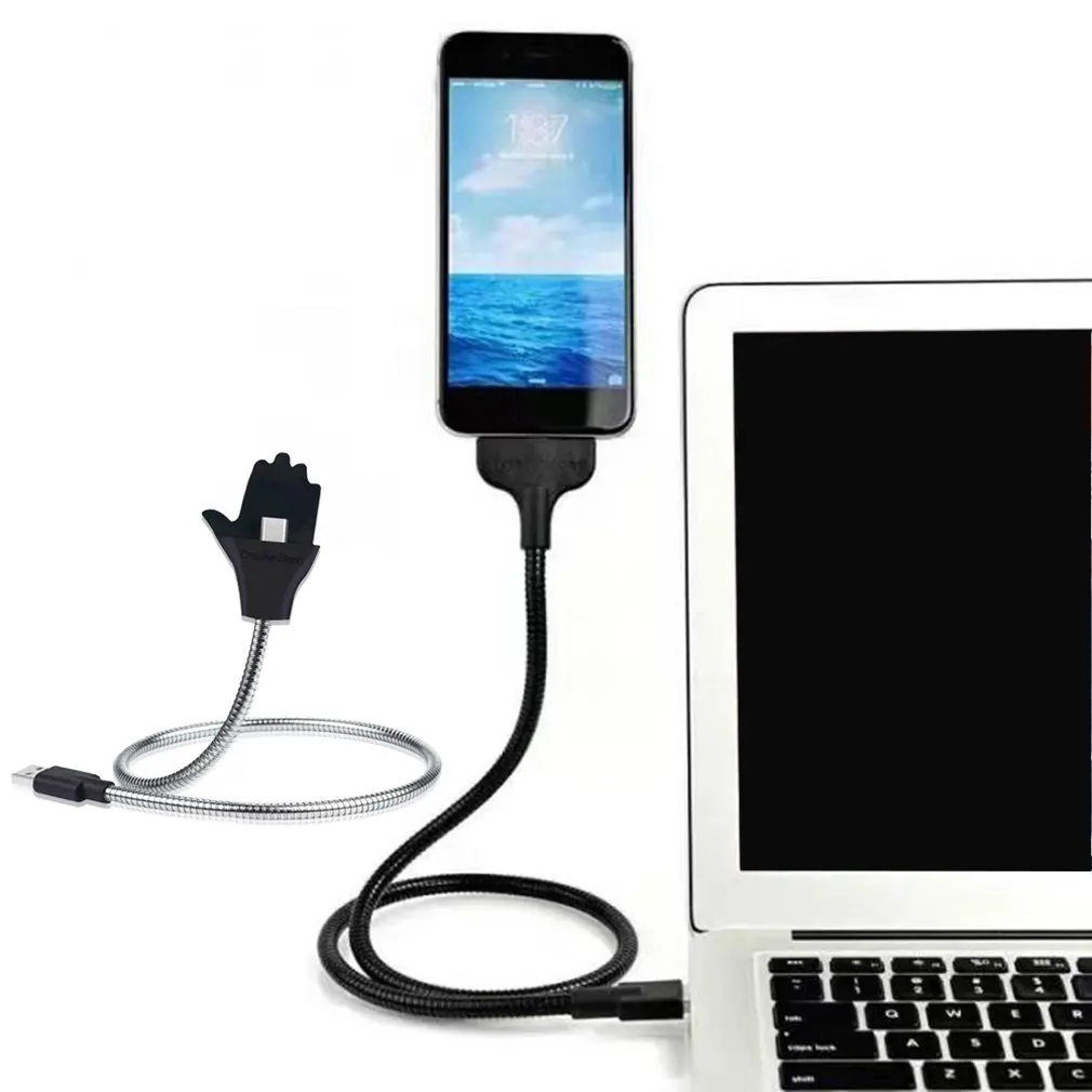 Подставка USB Type C кабель для Huawei P40 Pro Mate 30 P30 iphone type c Android Быстрая зарядка зарядный