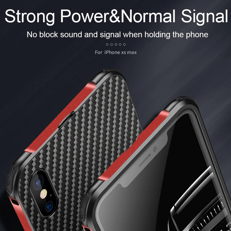 for iPhone Xs Max XR 7 8 Plus Case Metal Frame Bumper Aluminum Alloy Protection Cover Military-Grade Armor Carbon Fiber | Мобильные