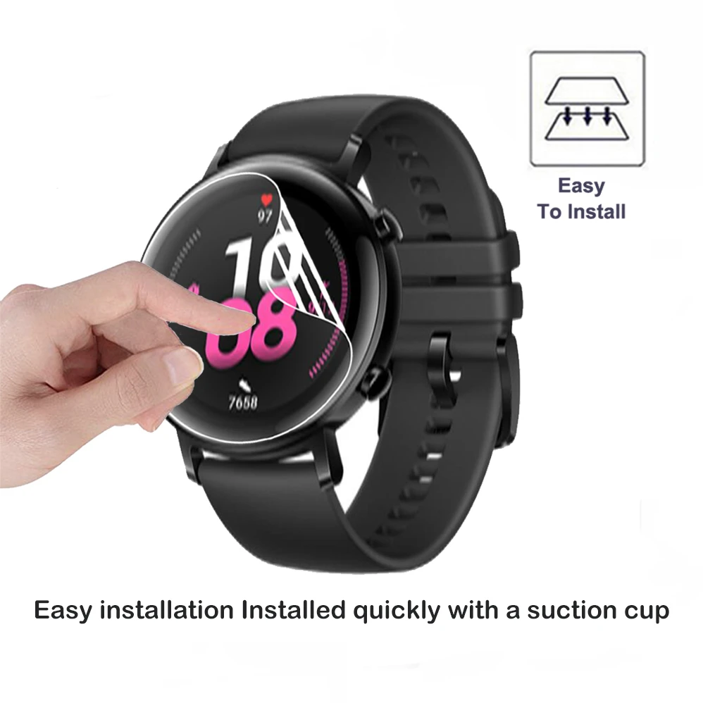 Защитная пленка для часов Huawei Honor Watch Magic GT 2 GT2 42 мм 46 Pro из ТПУ с полным покрытием