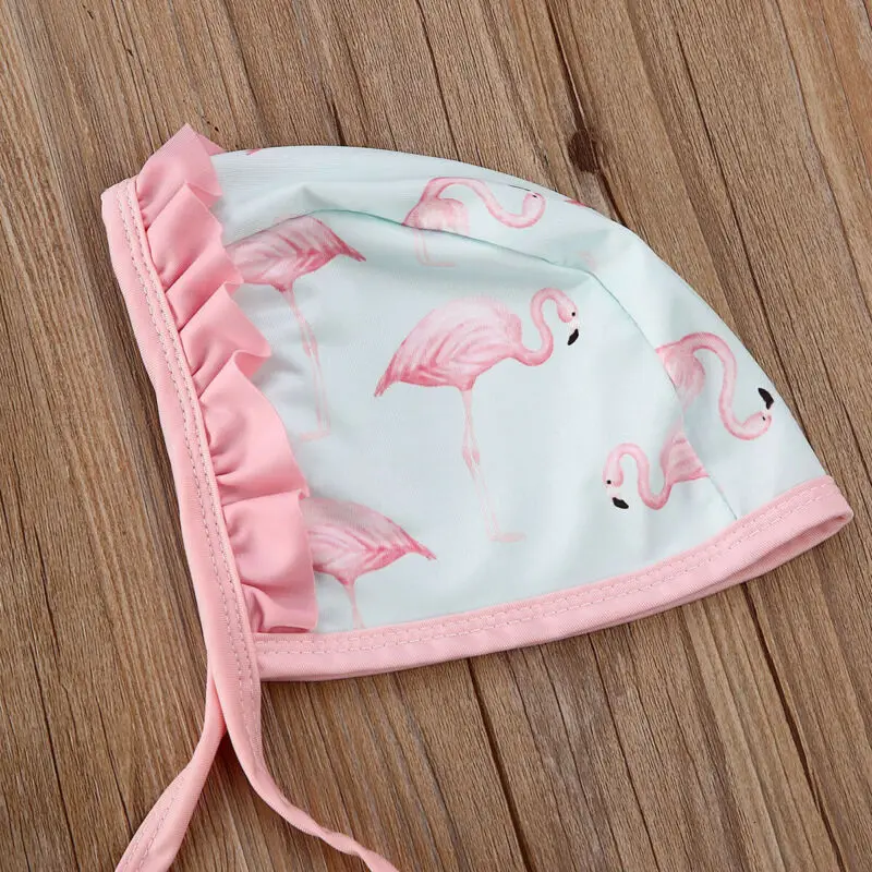 

Baby Girls Flamingo Swimwear Bikini Swimsuit Baby Swimming Beachwear Costume