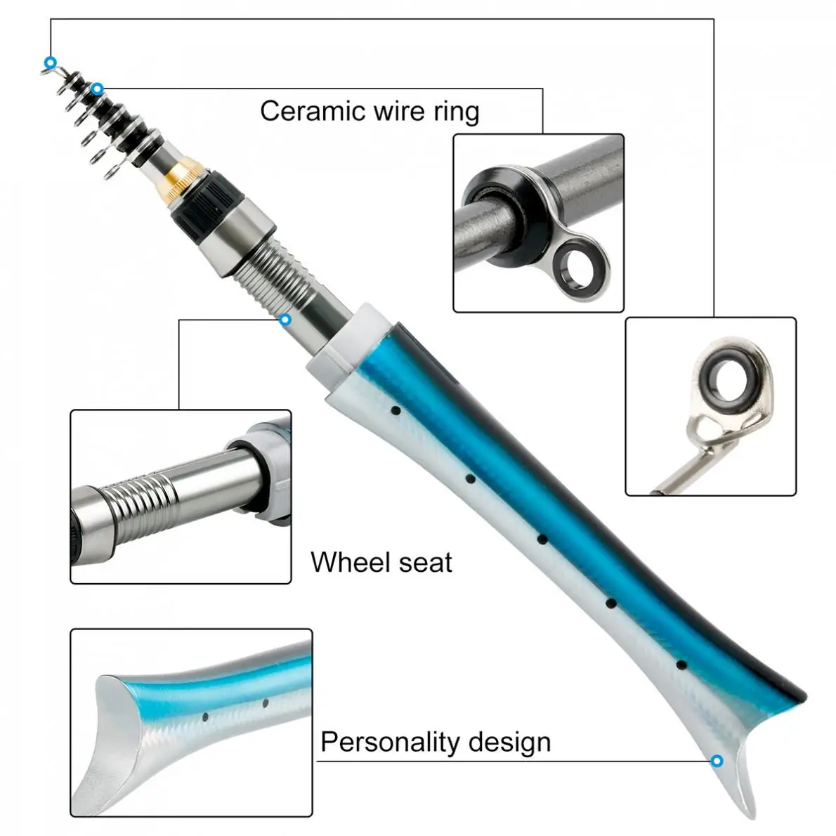 

Fishing Rods 1.6m Telescopic Carbon Fishing Rod Fish Shaped Mini Pocket Pen Sea IFishing Pole Fishing Rods